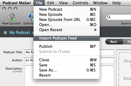 Import Feed